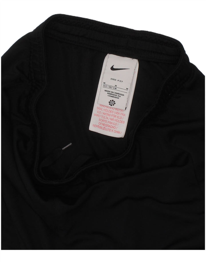 NIKE Boys Dri Fit Sport Shorts 10-11 Years Medium  Black Polyester