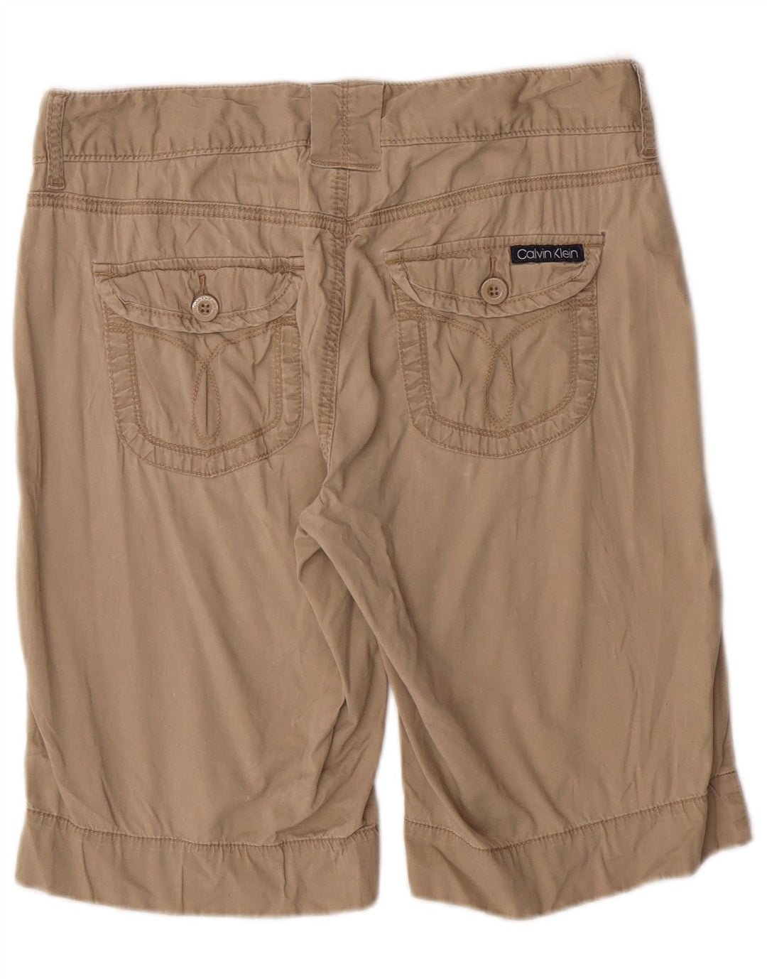 Calvin Klein Jeans Dame Casual Shorts US 8 Medium W30 Beige Classic