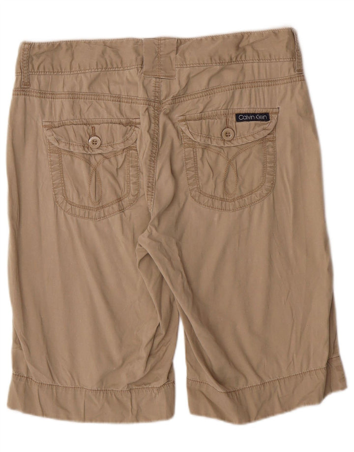 Calvin Klein Jeans Dame Casual Shorts US 8 Medium W30 Beige Classic
