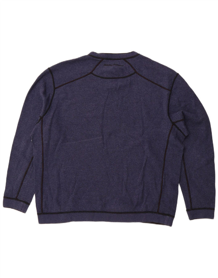 Tommy Bahama Herre Sweatshirt Jumper 2XL Navy Blue