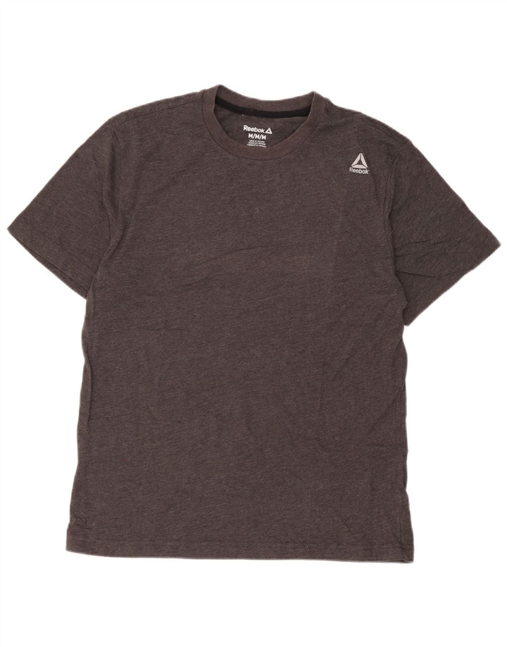 Reebok herre T-shirt top mellemgrå bomuld