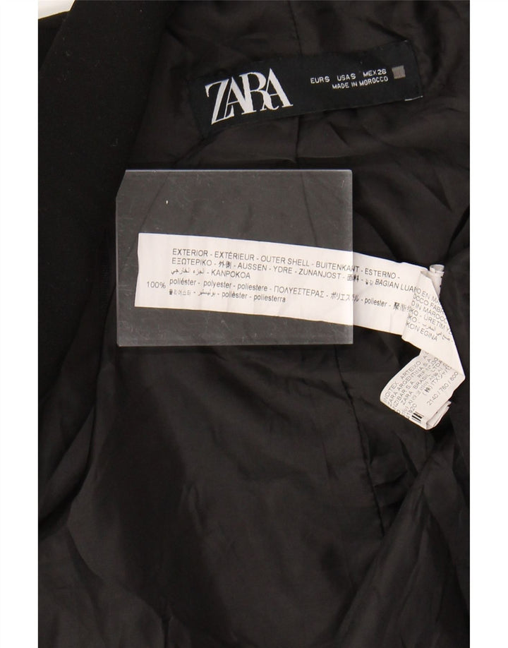 ZARA Womens Oversized Open 3/4 Sleeve Blazer Jacket UK 10 Small Black Vintage Zara and Second-Hand Zara from Messina Hembry 