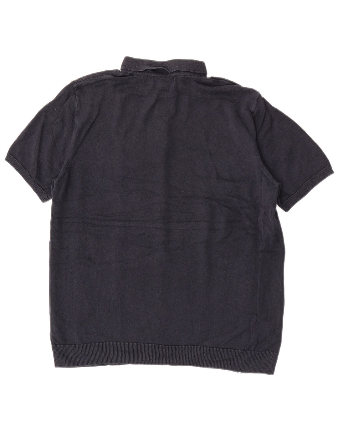 Marks & Spencer Herre Autograph Polo Neck Jumper Sweater Medium Navy Blue