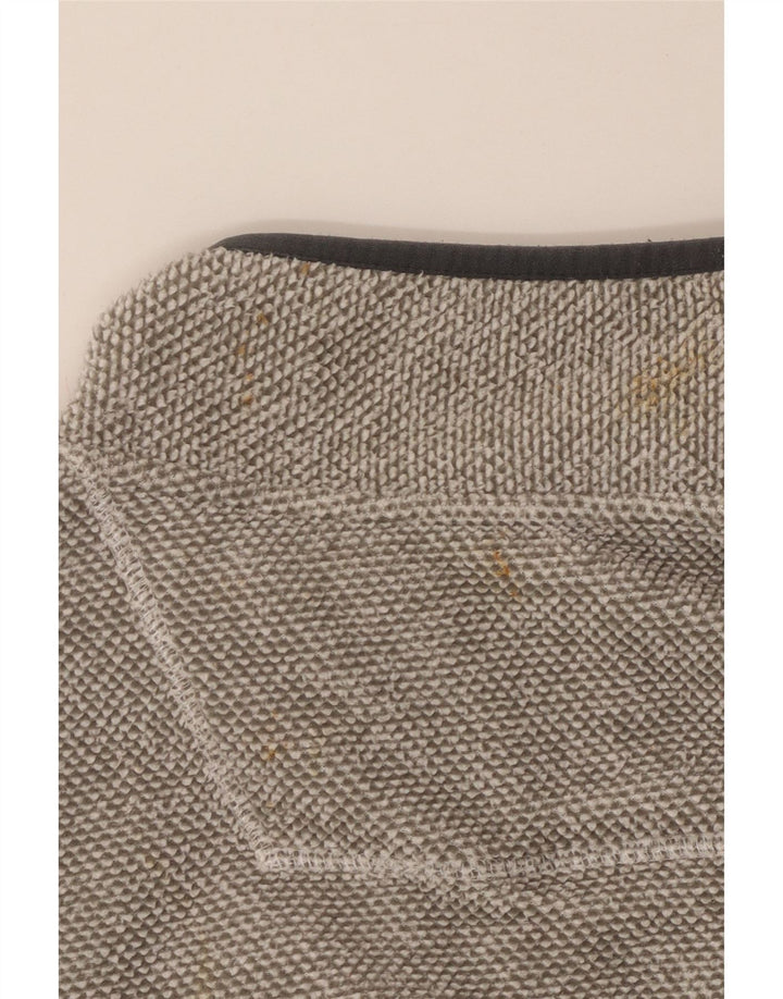 WEIRD FISH Fleece Jumper med lynlås til mænd XL Grå Polyester