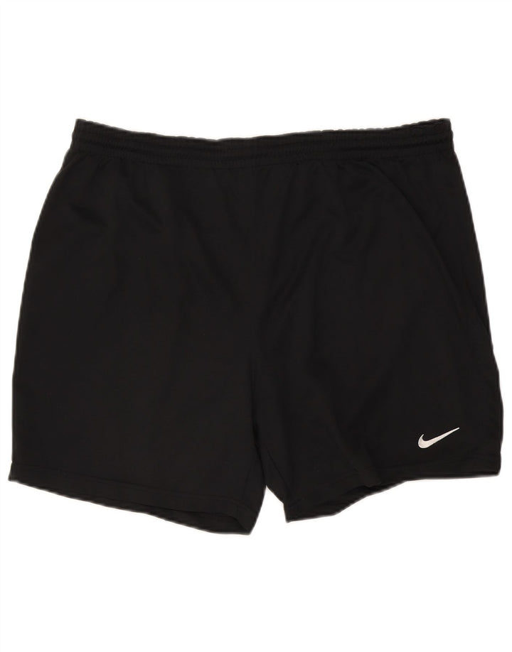 Nike sportsshorts til mænd, store sorte polyester