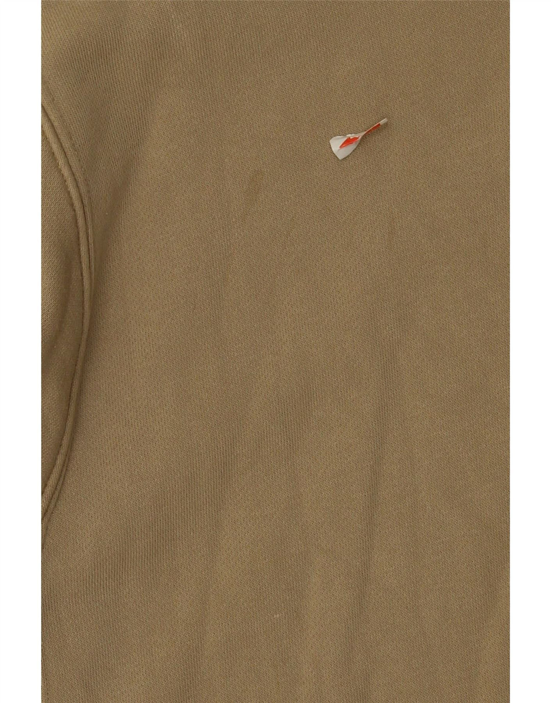 NIKE Mens Hoodie Jumper XS Beige Polyester