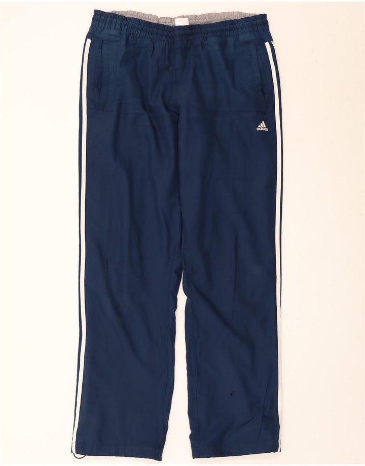 Adidas Træningsdragtsbukser til mænd UK 44/46 Large Navy Blue Polyester