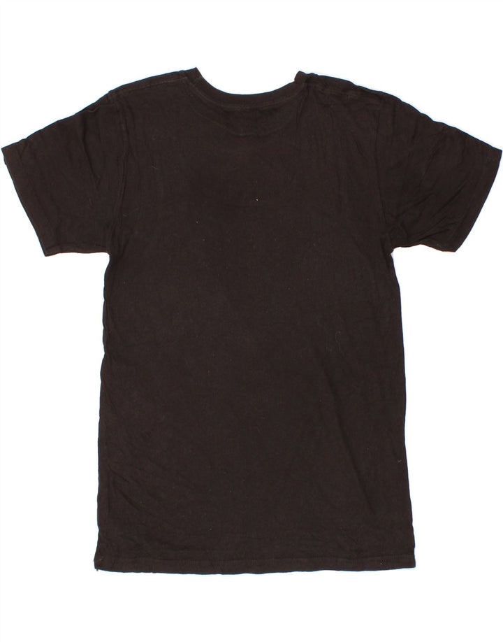 QUIKSILVER Mens Graphic T-Shirt Top Small Black Vintage Quiksilver and Second-Hand Quiksilver from Messina Hembry 