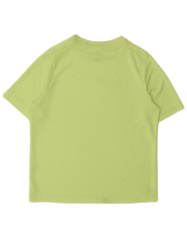 Nike Boys Dri Fit Grafisk T-Shirt Top 13-14 år XL Grøn