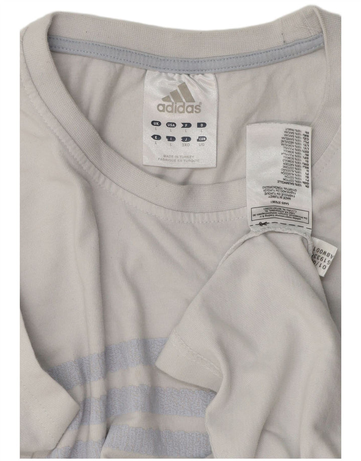 Adidas Herre T-Shirt Top Stor Blå Bomuld