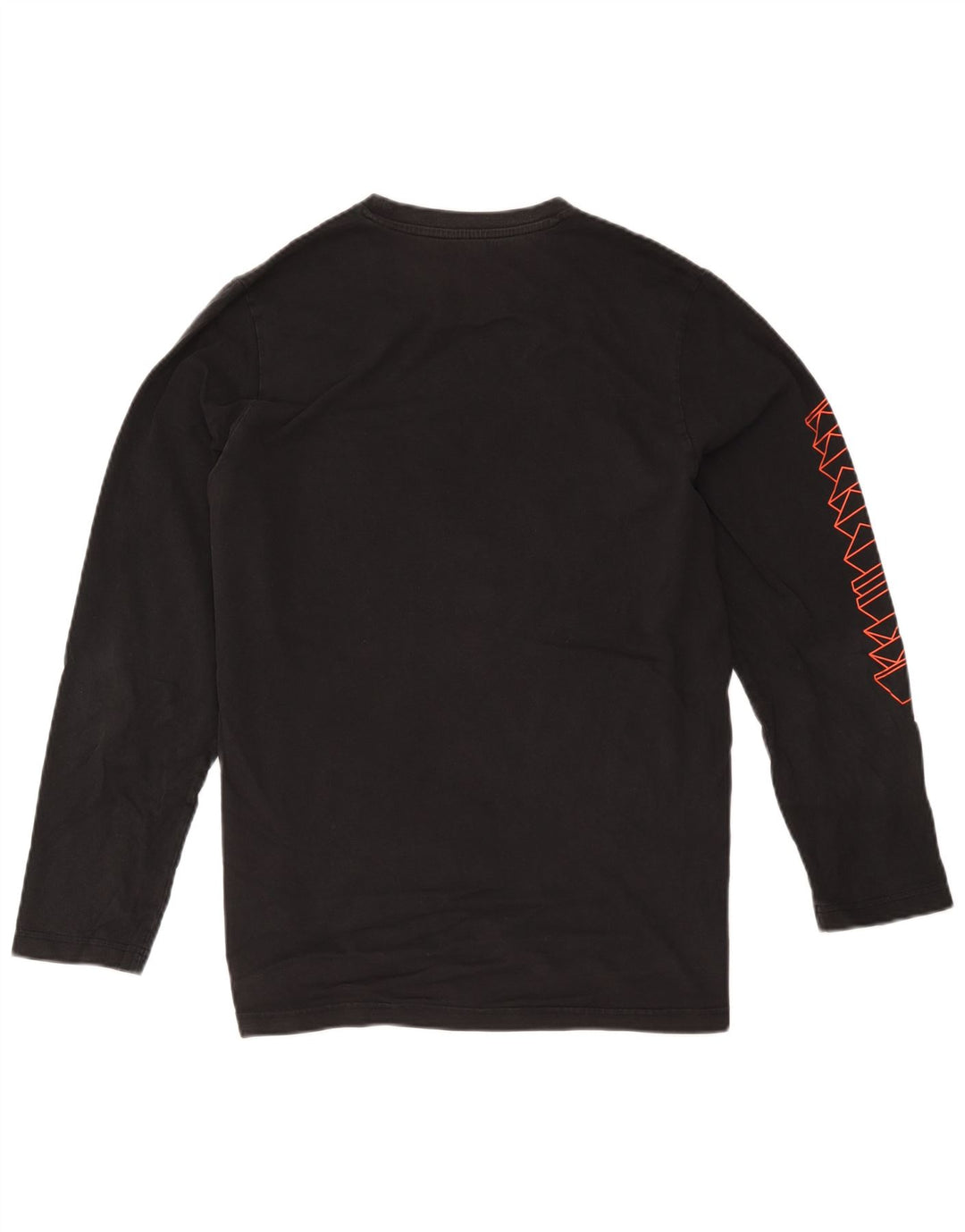 Adidas Herre Grafisk Top Langærmet Stor Sort Bomuld