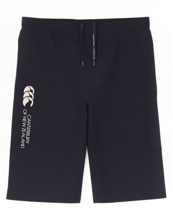Canterbury Grafiske sportsshorts til kvinder UK 10 Small Navy Blue Polyester