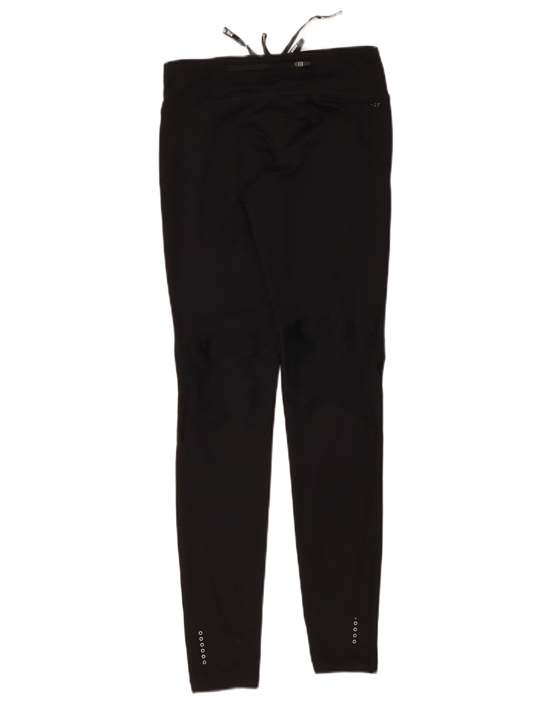 Nike Dame Dri Fit Leggings UK 8 Small Black Polyester