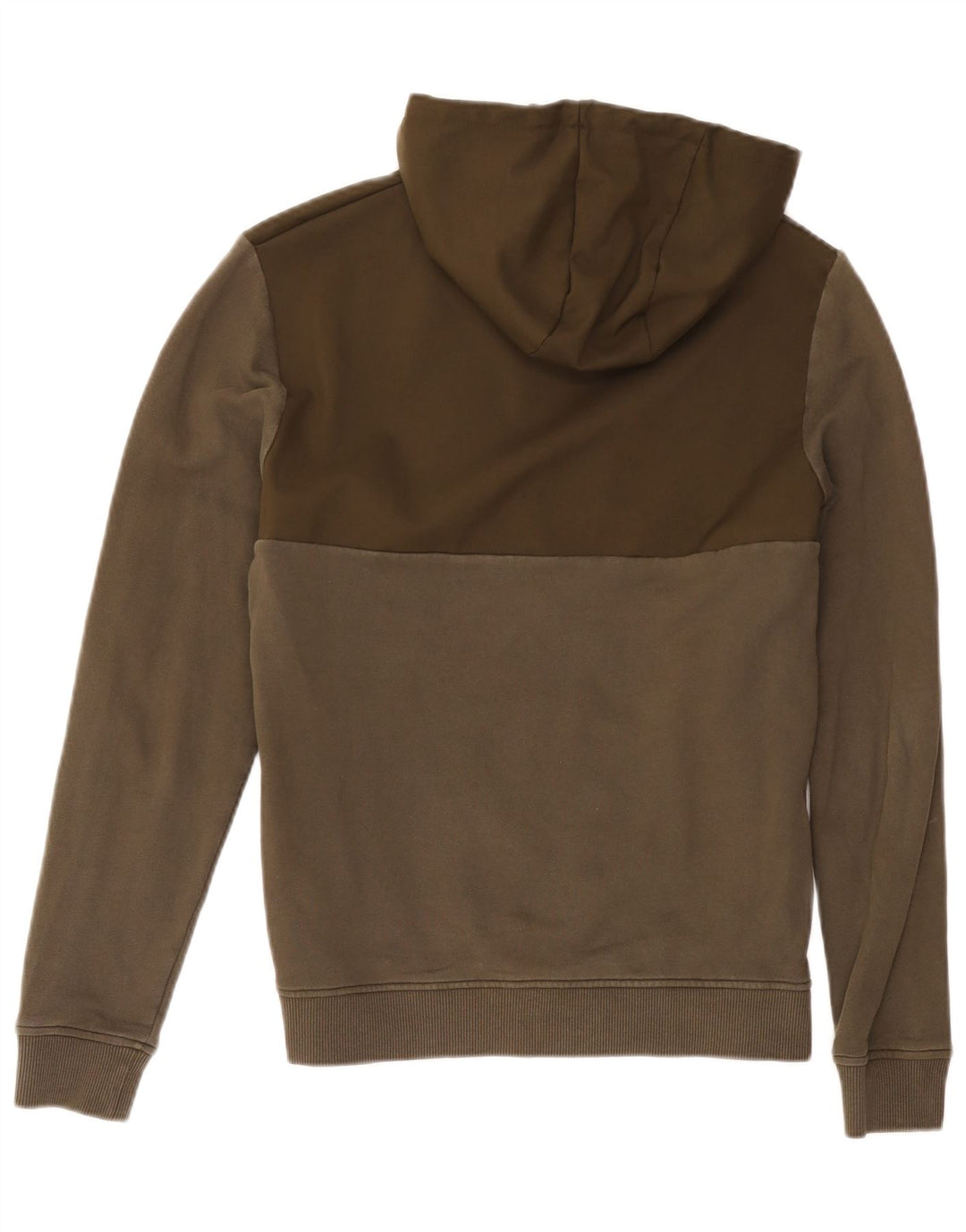 Lyle & Scott Herre hættetrøje med lynlås, lille Khaki Polyester