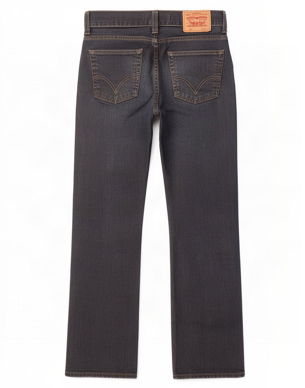 Levi's Womens 506 Straight Jeans med standard pasform W30 L30 Marineblå
