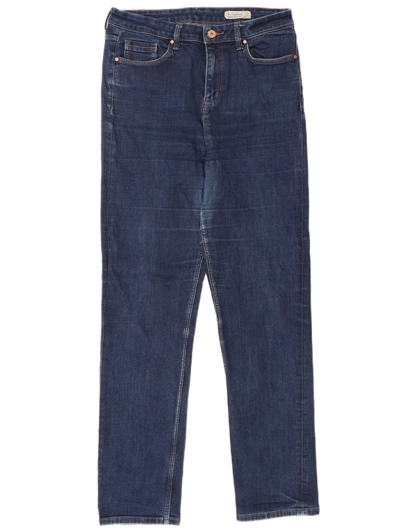 Marks & Spencer Dame Sienna Straight Jeans UK 14 Medium W30 L30 Blue