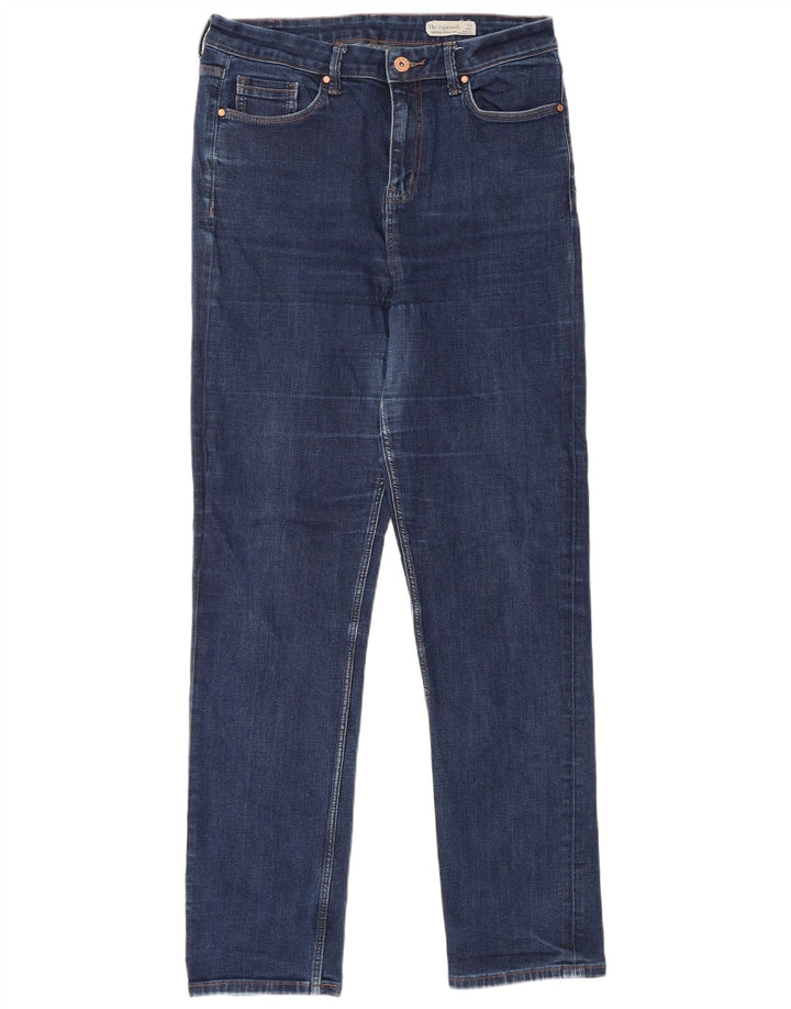Marks & Spencer Dame Sienna Straight Jeans UK 14 Medium W30 L30 Blue
