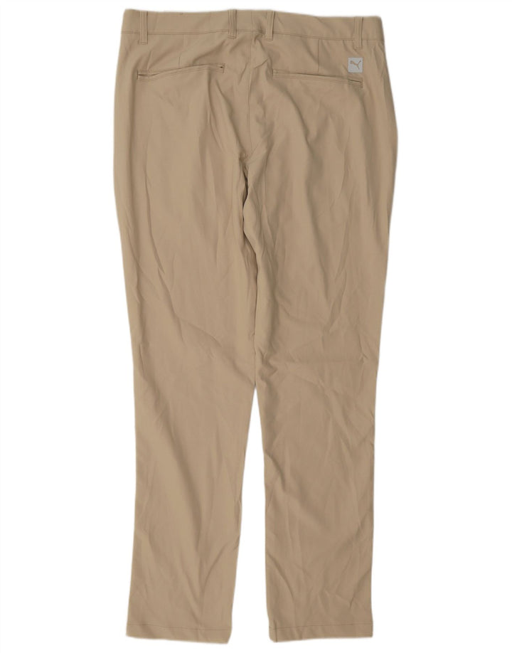 Puma Herre Slim Chino Bukser W34 L32 Beige Polyester