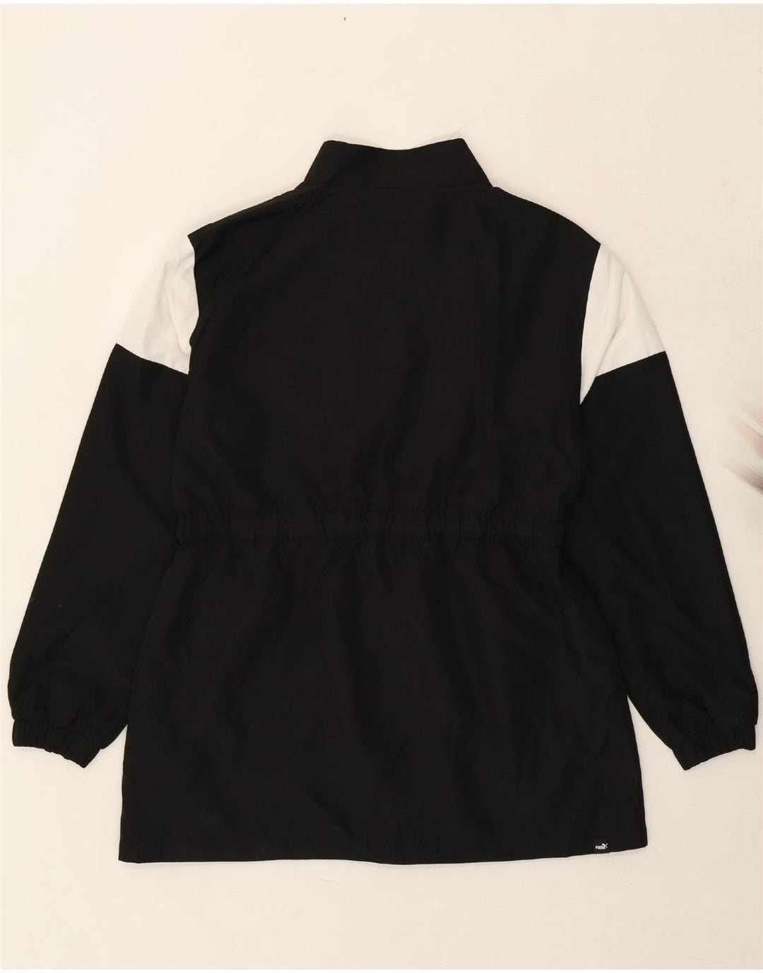 PUMA Womens Tracksuit Top Jacket UK 14 Medium Black Polyester Vintage Puma and Second-Hand Puma from Messina Hembry 