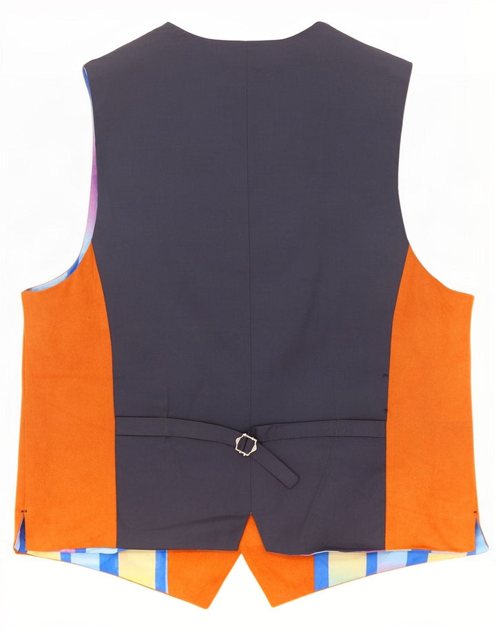 Cavani herrevest lille brun colourblock polyester