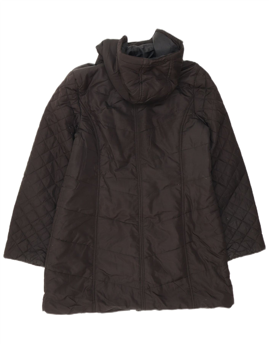 M&Co Dame Hooded Windbreaker Coat UK 14 Medium Sort Polyester