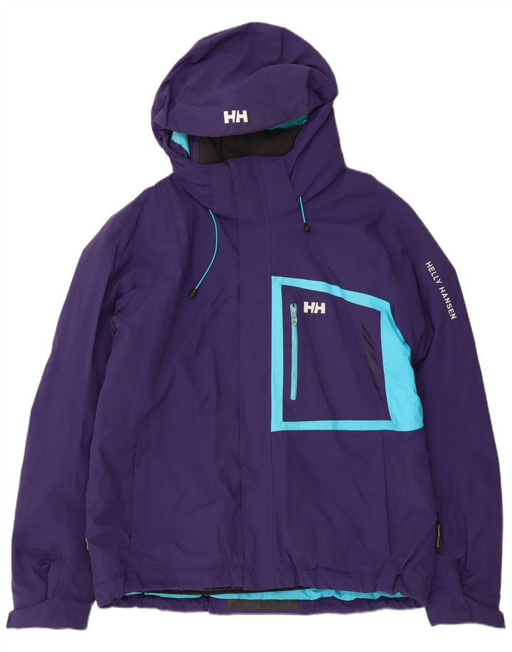 HELLY HANSEN Herre Regular Fit Windbreaker Jacket UK 42 XL Lilla