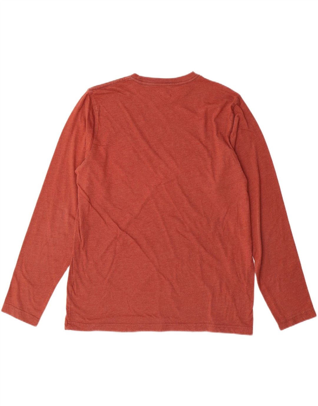 EDDIE BAUER Mens Graphic Top Long Sleeve Medium Red Cotton Vintage Eddie Bauer and Second-Hand Eddie Bauer from Messina Hembry 