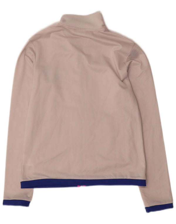 Diadora piger grafisk træningsdragt topjakke 13-14 år 2XL grå polyester
