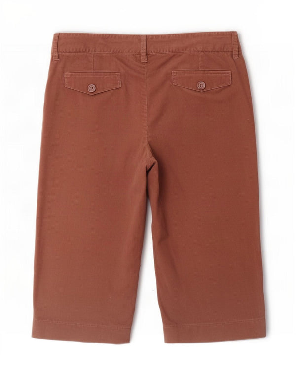 Marks & Spencer Dame Capri Bukser UK 16 Large W32 L20 Brun Bomuld