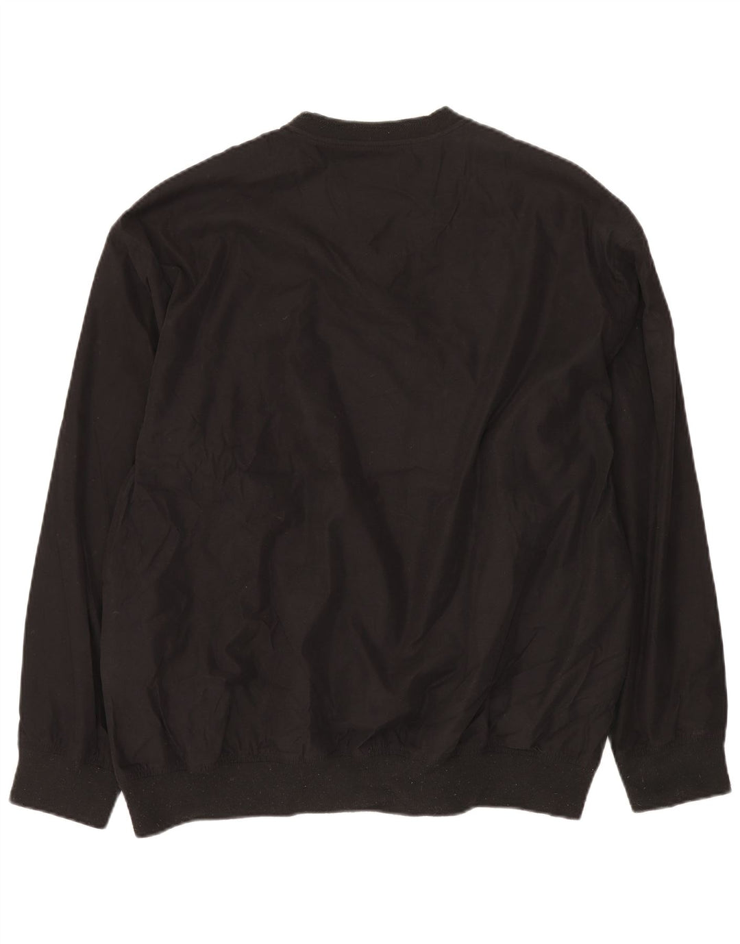 EDDIE BAUER Herre Loose Fit Top Langærmet Stor Sort Polyester