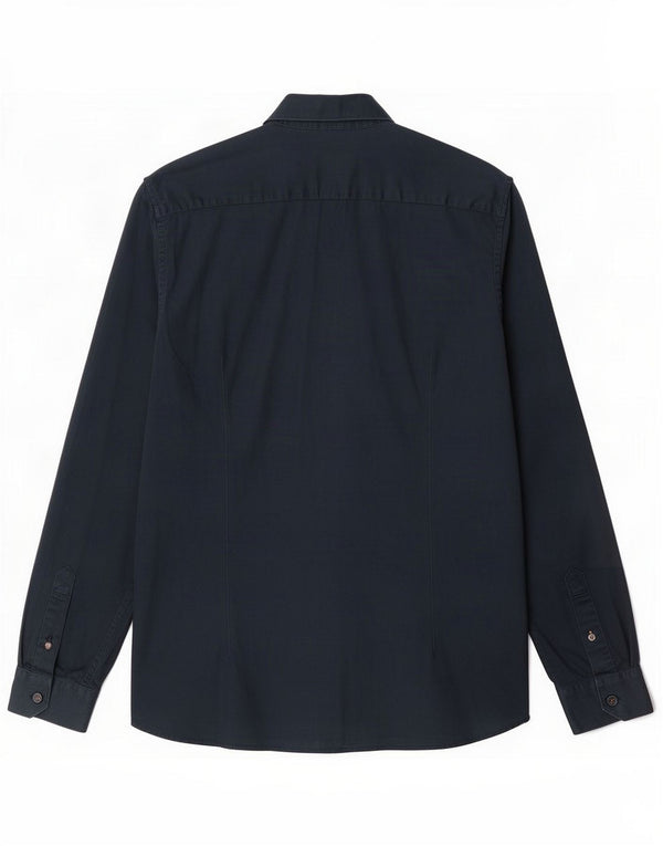 Ted Baker Herreskjorte Størrelse 5 XL Navy Blue Cotton