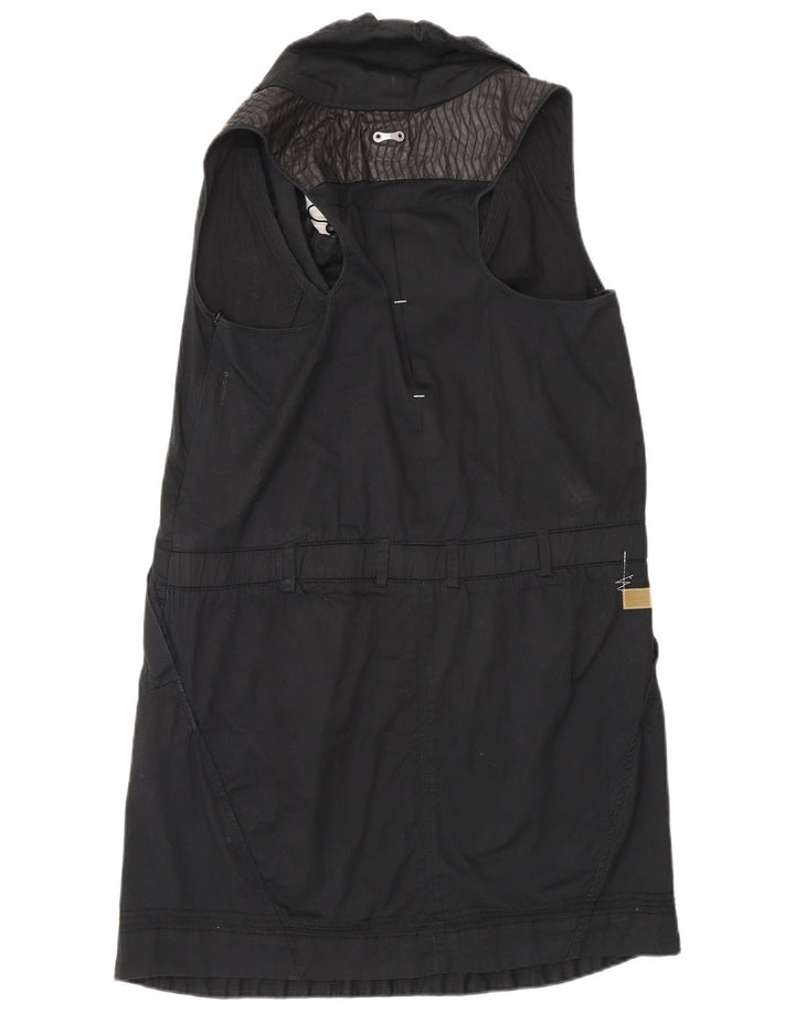 G-Star Dame Ærmeløs Basic Kjole UK 12 Medium Sort Bomuld