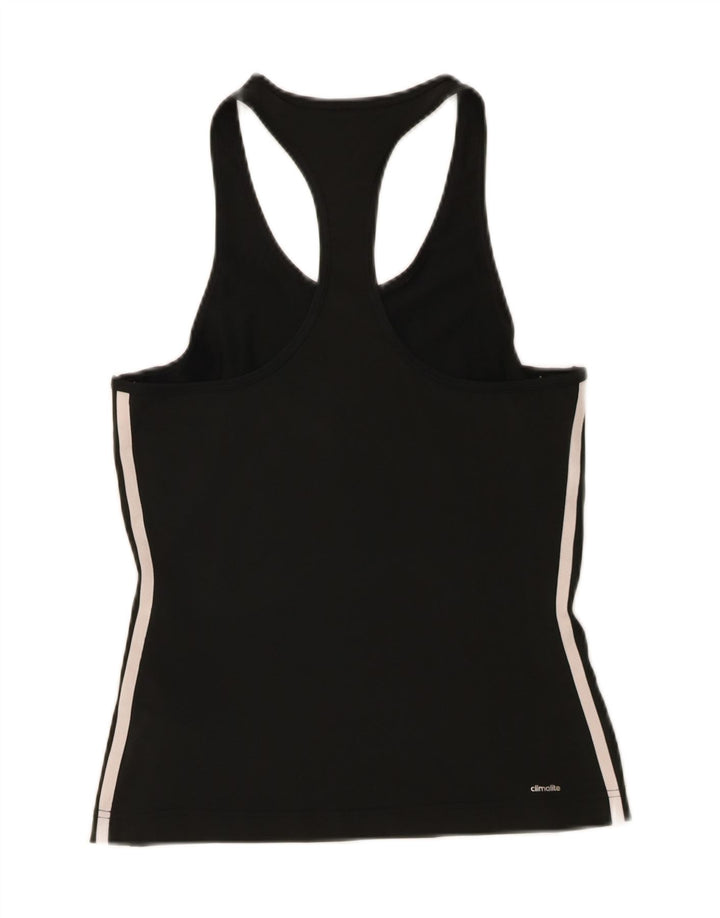 Adidas Dame Climalite Vest Top UK 8/10 Small Black Polyester