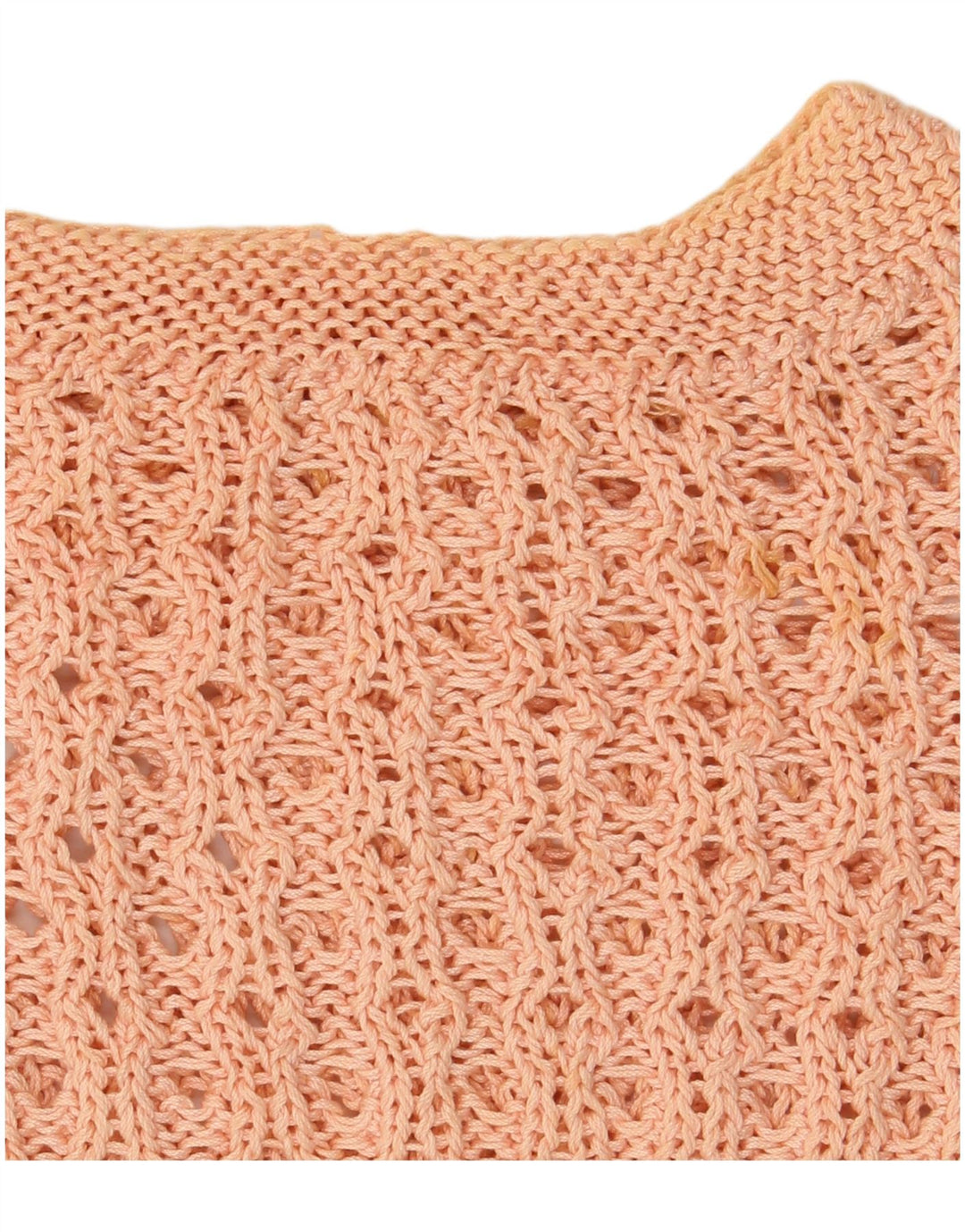 Vintage Dame Crop Vest Tank Top UK 12 Medium Pink