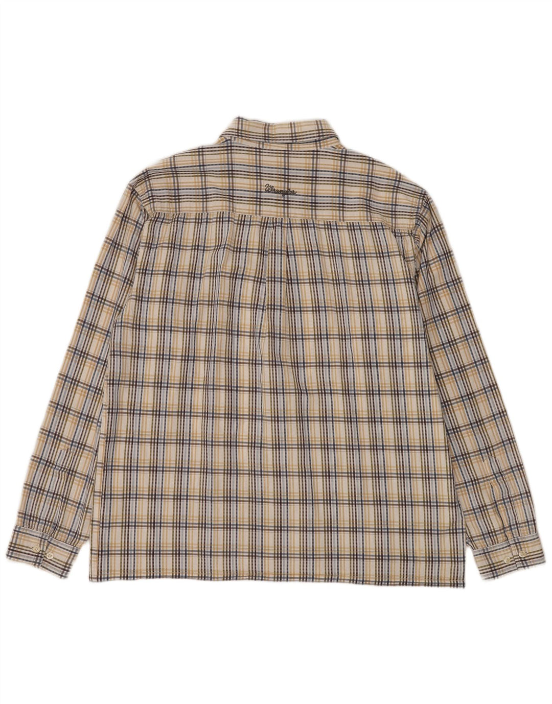 Wrangler herreskjorte XL flerfarvet ternet bomuld