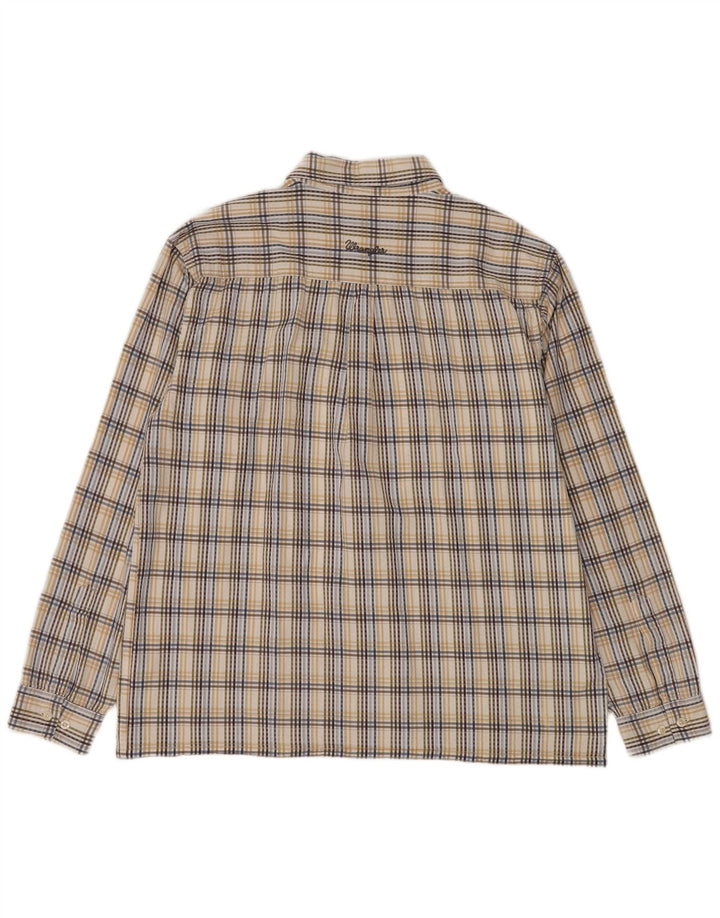 Wrangler herreskjorte XL flerfarvet ternet bomuld