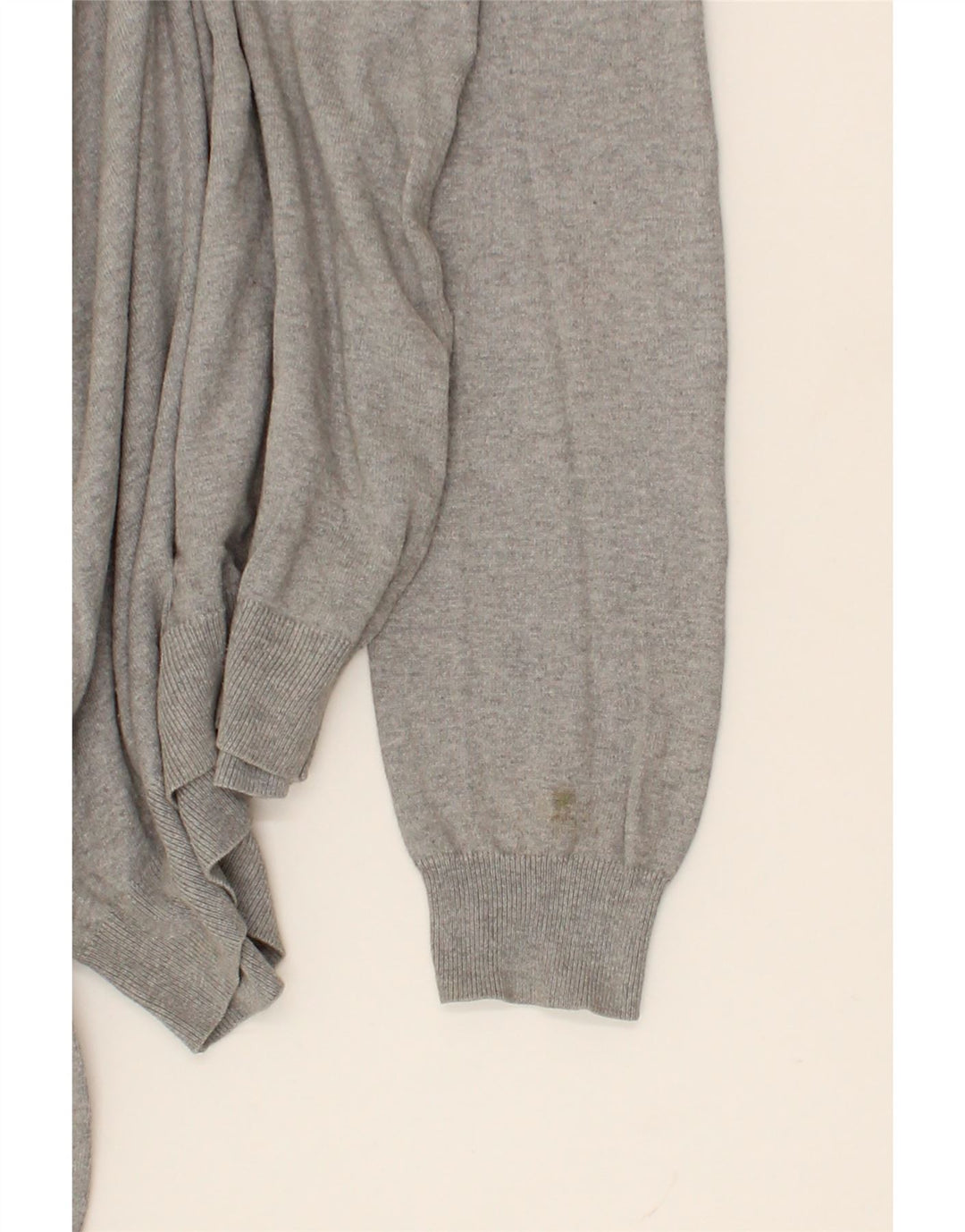 MARLBORO CLASSICS Mens V-Neck Jumper Sweater Small Grey Vintage Marlboro Classics and Second-Hand Marlboro Classics from Messina Hembry 