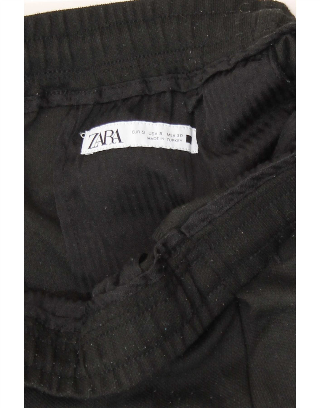 Zara Herre Casual Bukser Small W30 L27 Sort