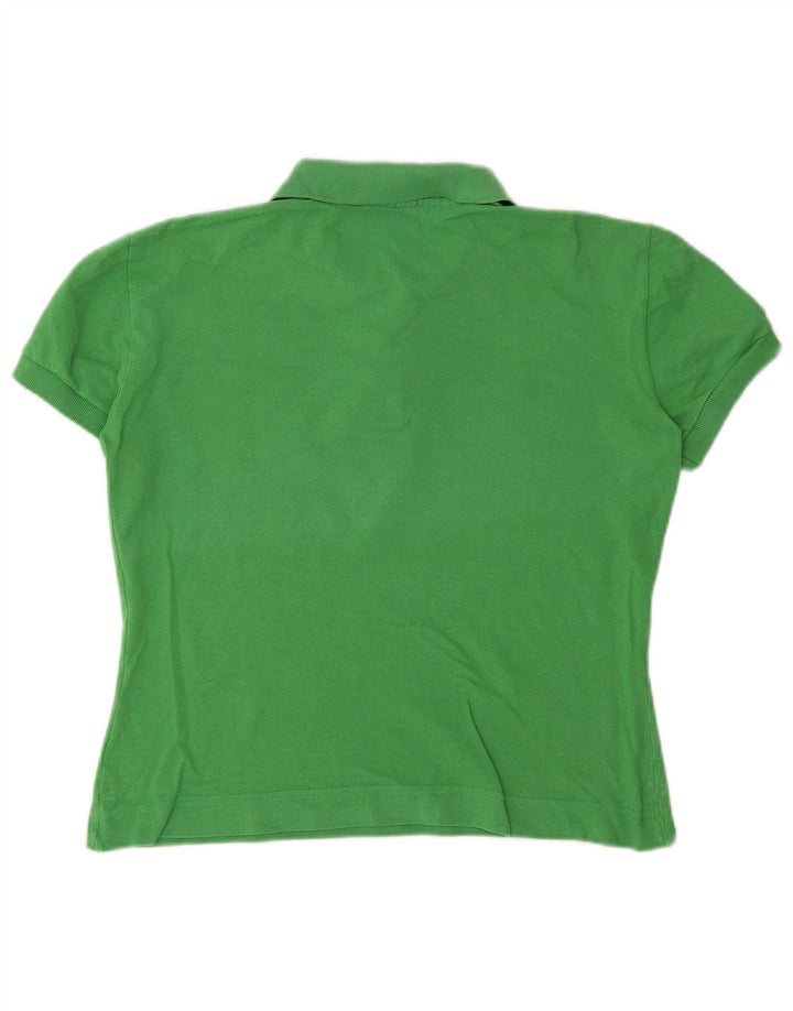 Lacoste Dame Polo Shirt Størrelse 42 Stor Grøn Bomuld