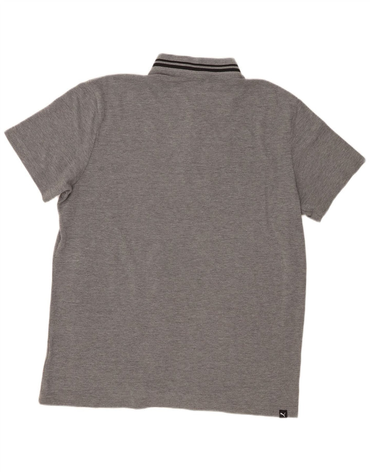 Puma Herre Grafisk Polo Shirt Stor Grå