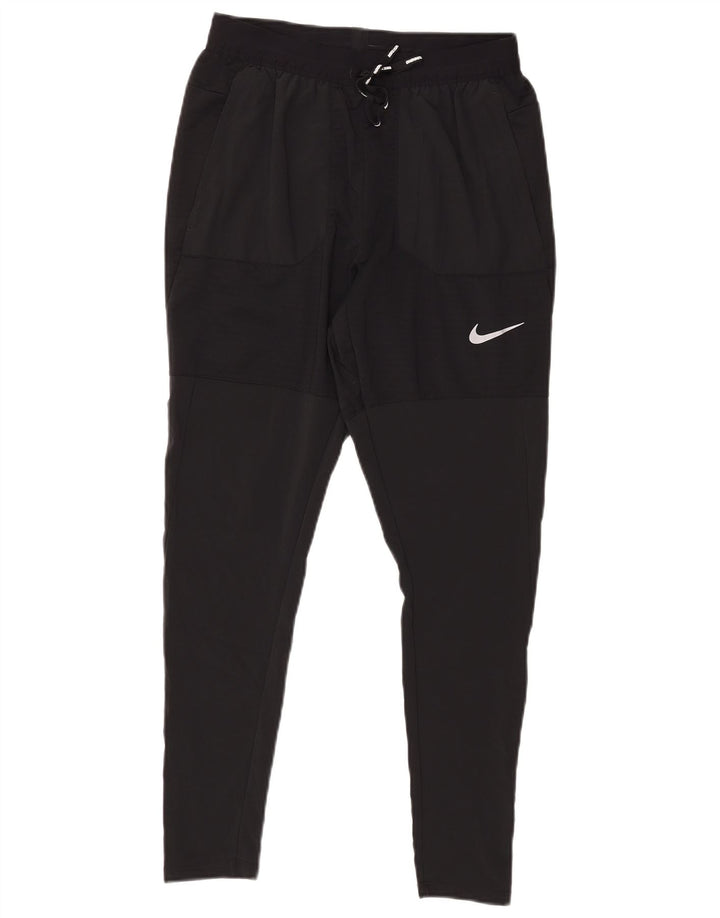 Nike Dame Dri Fit træningsdragt Bukser UK 10 Small Black Polyester