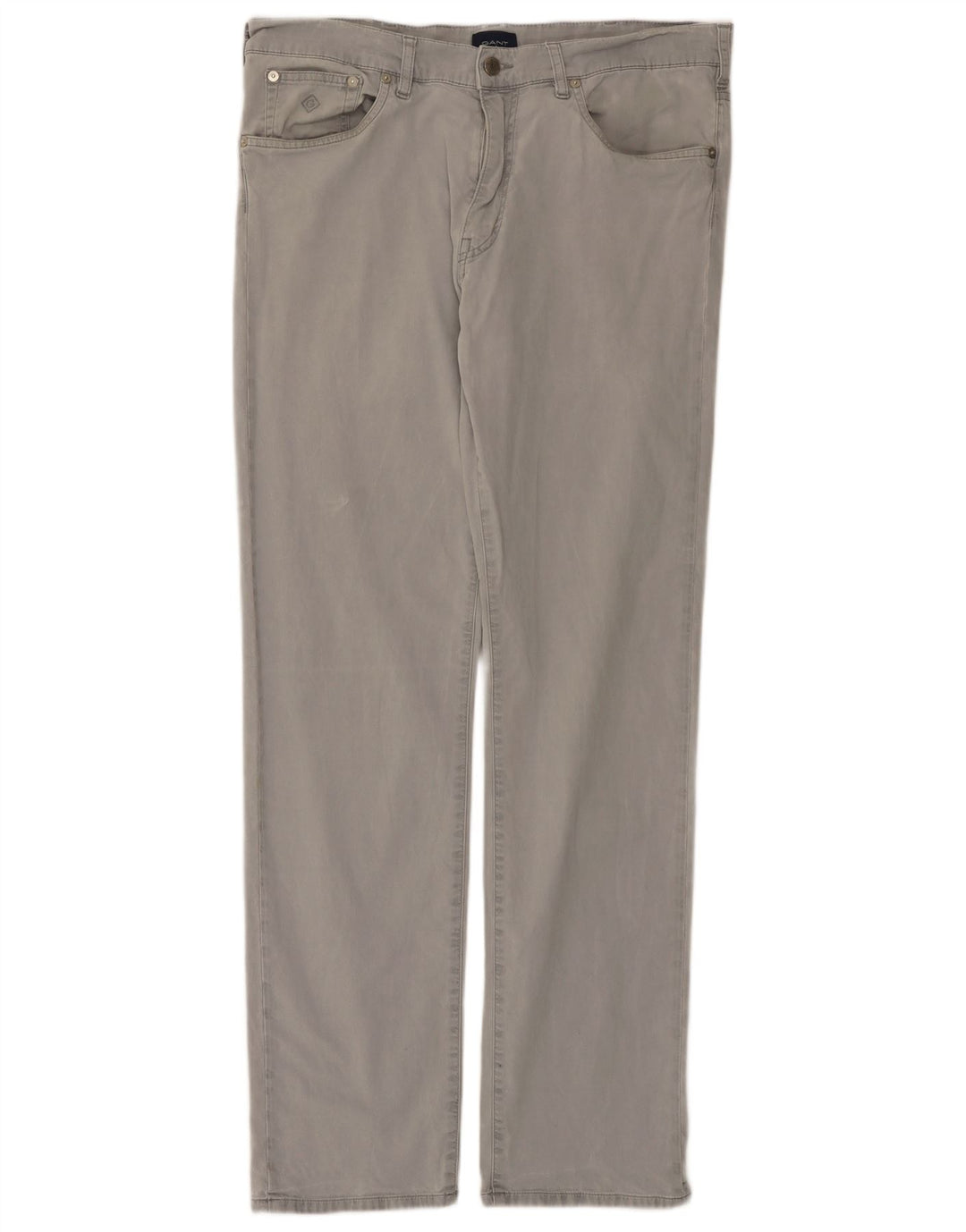 Gant Herre Regular Casual Bukser W34 L34 Grå