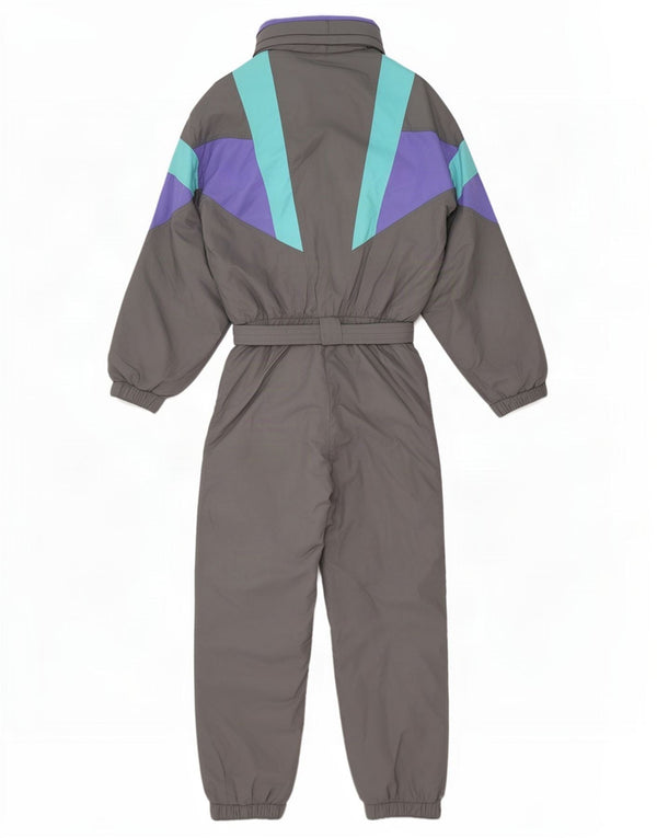 Vintage Ski Jumpsuit til mænd, lille grå farveblok