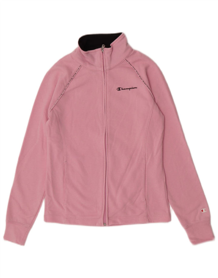 Champion Dame træningsdragt Topjakke UK 10 Small Pink Bomuld