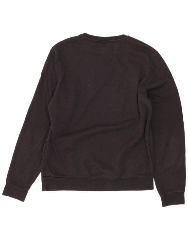Champion drenge grafisk sweatshirt jumper 15-16 år 2XL sort bomuld Sports