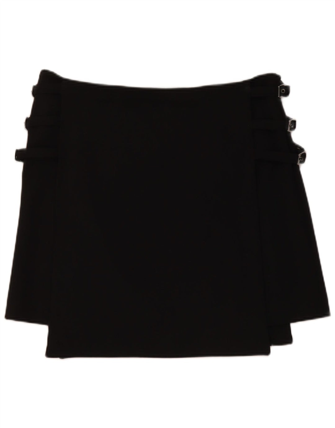 Armani Dame Mini Nederdel US 10 Large W34 Sort Polyester