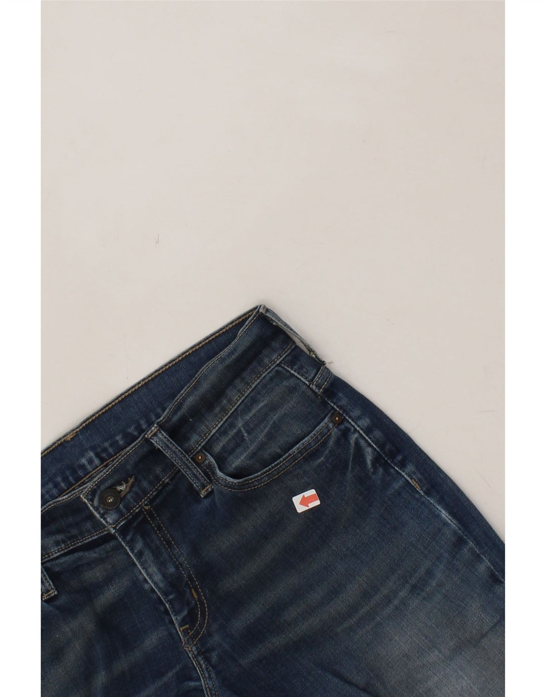 LEVI'S Womens Slim Jeans W25 L29 Blue Cotton Vintage Levi's and Second-Hand Levi's from Messina Hembry 