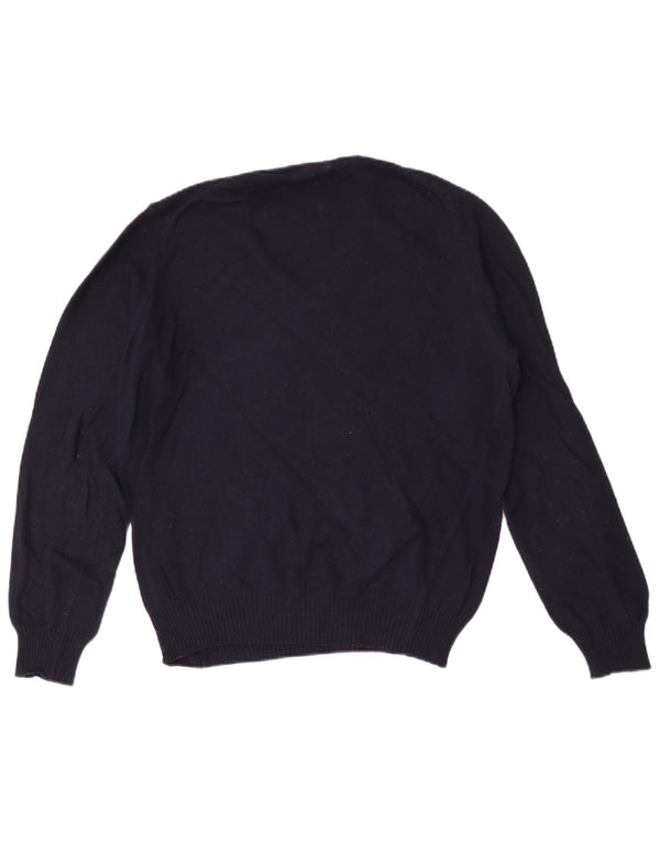 Zara Herre V-hals sweater Medium Navy Blue