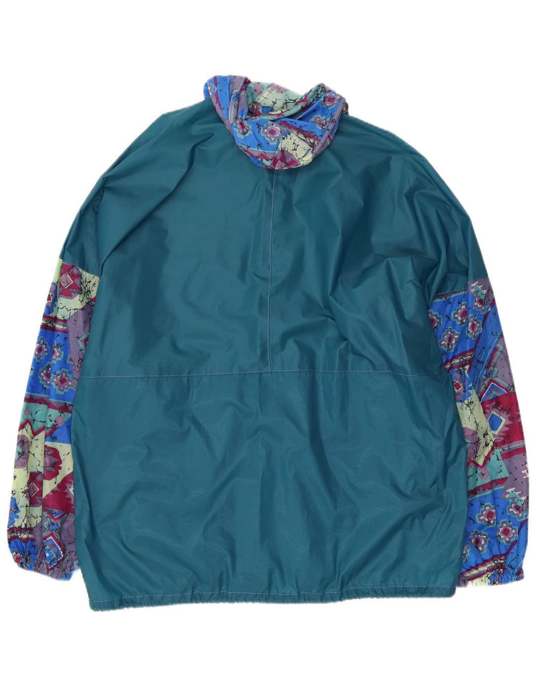 Capt. Cook Herre abstrakt hætte regnjakke UK 38 Medium Blue