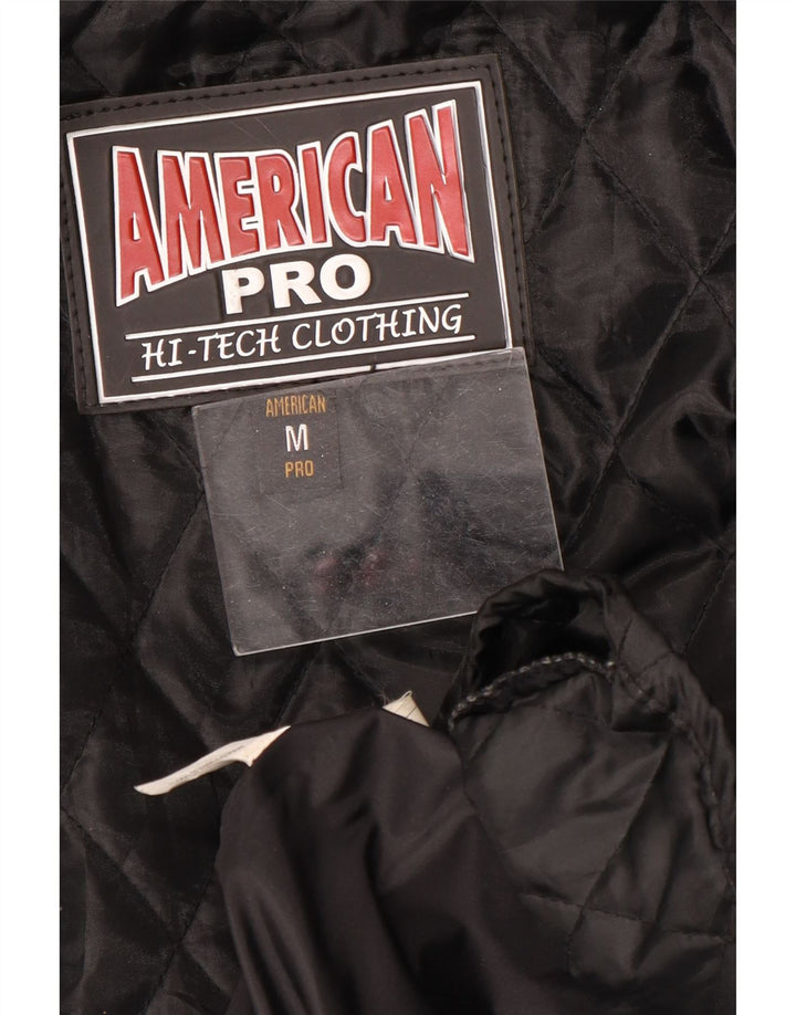 American Eagle Herre Utility Jacket UK 38 Medium Black Acetate